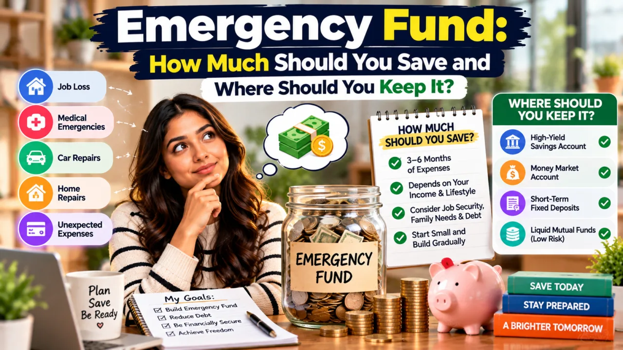Emergency fund: how much to save and where to keep it
